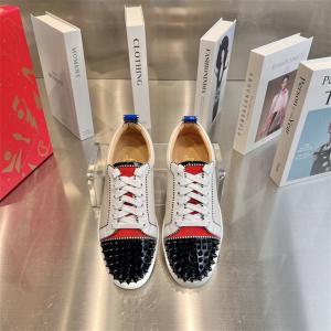 重宝するクリスチャン ルブタン CHRISTIAN LOUBOUTIN　低価格　 LOUIS FLAT スニーカー ハイカット スタッズ スパイクメンズシューズ_クリスチャンルブタン CHRISTIAN LOUBOUTIN_ブランド コピー 激安(日本最大級)