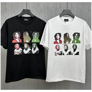 最旬アイテム ディースクエアード半袖Tシャツ 2色可選_DS...