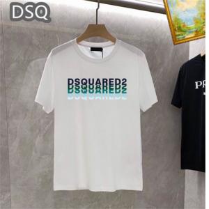 快適な着心地ディースクエアードメンズ半袖プリントＴシャツ DSQUARED2 Ｔシャツ激安通販