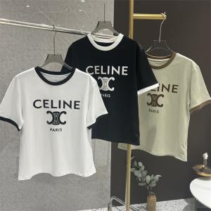 今季大人気新作登場 3色可選春夏入荷 Tシャツ/半袖CELINE セリーヌ_Tシャツブラウスシャツ_レディースファッション_スーパーコピーブランド激安通販 専門店