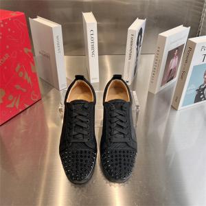 履き心地いいルブタン靴コピーCHRISTIAN LOUBOUTIN RANTULOW メンズローカットスニーカーブラック