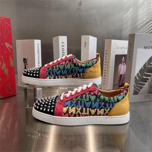 ルブタン 靴 メンズ CHRISTIAN LOUBOUTIN 激安大特価大人気なハラコレオパードハイカットスニーカー_クリスチャンルブタン CHRISTIAN LOUBOUTIN_ブランド コピー 激安(日本最大級)