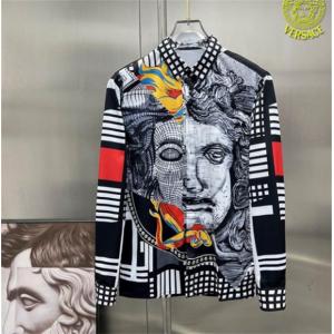 きれいめな印象で着こなし 2色可選 ヴェルサーチVERSACE コレクションに新着長袖 /ロンT/ロングT/ロングTシャツ_ヴェルサーチ VERSACE_ブランド コピー 激安(日本最大級)