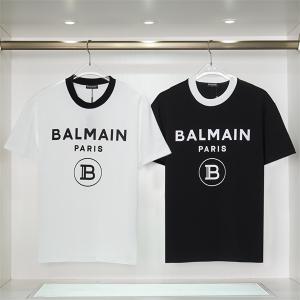 バルマンｔシャツコピー BALMAINロゴ カジュアルトップ...