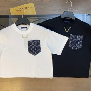 新春セールアイテム ルイ ヴィトンTシャツ/ティーシャツ LOUIS VUITTON 2色可選 今年らしく魅力的アップ_ルイ ヴィトン LOUIS VUITTON_ブランド コピー 激安(日本最大級)