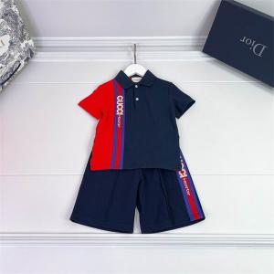 2色可選kids~GUCC1 コピー 上下セット半袖Tシャツファッション_スーパーコピーブランド激安通販 専門店