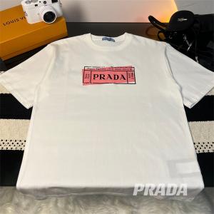 最終価格セール 2色可選プラダ ギフト最適期間限定 PRADA Tシャツ/半袖夏ファション新品_メンズファッション_スーパーコピーブランド激安通販 専門店