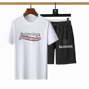 春夏のトレンド新商品 バレンシアガ BALENCIAGA 上下セット 多色可選 今季は特に注目ファション_半袖Tシャツ_メンズファッション_スーパーコピーブランド激安通販 専門店