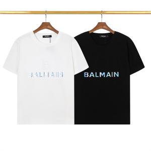 吸水性と通気性に優れ Balmain バルマンメンズｔシャツ...