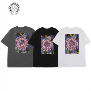 定番人気のクロムハーツ CHROME HEARTS メンズ 半袖 コラボTシャツ カットソー ブラック_CHROME HEARTS クロムハーツ_ブランド コピー 激安(日本最大級)