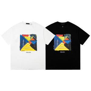 着心地満点 プラダ PRADA  半袖Tシャツ春夏新作 有名人同じアイテム _メンズファッション_スーパーコピーブランド激安通販 専門店