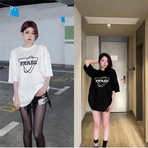 プラダ PRADA カジュアルスタイルに 半袖Tシャツ 春夏...