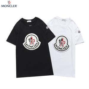 人気定番正規品高品質信頼性ロゴプリント定番品MONCLERモンクレールtシャツ激安幅広いレッドブラックホワイト