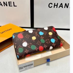 LV x YKルイヴィトン 長財布 ヴェルニ レオパード ジ...