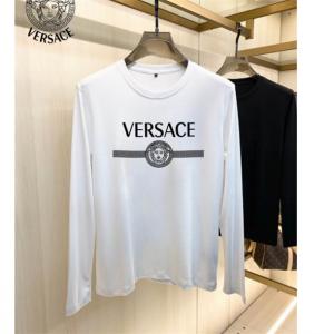 春夏トレンドカラー お気に入りの最新コレクション ヴェルサーチ VERSACE 長袖Tシャツ 2色可選_ヴェルサーチ VERSACE_ブランド コピー 激安(日本最大級)