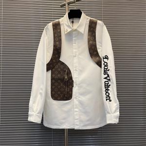 ルイ ヴィトン LOUIS VUITTON 季節感あふれる注目の新作 2色可選 長袖 シャツ 新作春夏らしさをプラス_ルイ ヴィトン LOUIS VUITTON_ブランド コピー 激安(日本最大級)