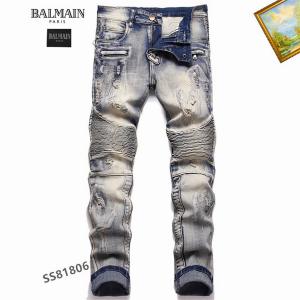 秋冬新入荷BALMAIN バルマン デニムスーパーコピーの伸縮性は高い男性ジーンズ_ブランド コピー 激安(日本最大級)