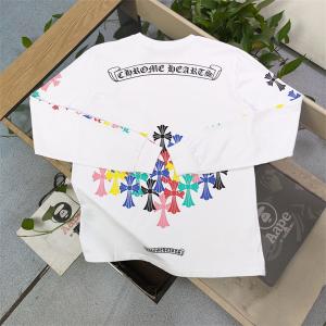 CHROME HEARTSスーパーコピー販売 クロムハーツ メンズ ロングTシャツ 通販ショッピング