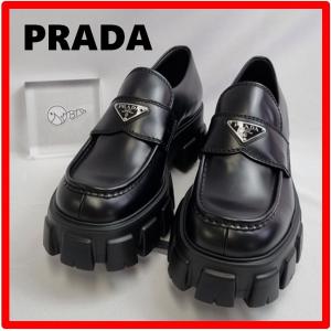 人気モデル プラダ PRADA モノリス ブラッシュドレザー...