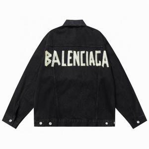 注目のストリート 魅力的なカラー使い バレンシアガ BALENCIAGA デニムジャケット_メンズファッション_スーパーコピーブランド激安通販 専門店