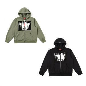 Supreme Week 4 x The Crow コラボ Zip Up Hooded Sweatshirt シュプリーム薄いオシャレ使いやすい SUPREME新作_ジャケット_メンズファッション_スーパーコピーブランド激安通販 専門店