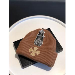 ファッション性が高いクロムハーツ　Chrome Hearts　キャップ　通気性も保温力も抜群な黒い男女兼用ニット帽子_ブランド コピー 激安(日本最大級)