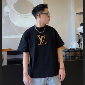 ファッション ルイ ヴィトン LOUIS VUITTON 半袖Tシャツ 着回し力抜群のシンプル_ブランド コピー 激安(日本最大級)