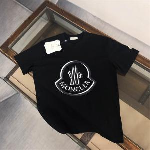 Moncler★ロゴ刺繍入半袖tシャツ春秋 大きいサイズモンクレール 激安