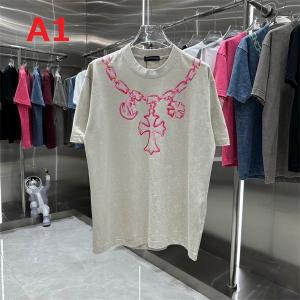 人気の高さ激安通販 流行スタイル春夏新作 クロムハーツ CHROME HEARTS 半袖Tシャツ 男女兼用_ブランド コピー 激安(日本最大級)