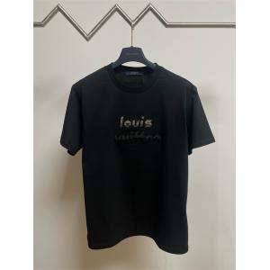 1ABYKTビーズエンブロイダードコットンTシャツ 春夏らしくて軽やかにする ルイ ヴィトン 大人っぽさ抜群 LOUIS VUITTON__ブランド コピー 激安(日本最大級)