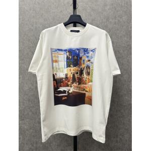 1ABY43プリンテッドコットンTシャツヴィトン スーパーコ...