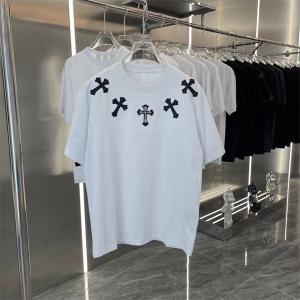 男女兼用 2色可選 クロムハーツ CHROME HEARTS 半袖Tシャツ 毎シーズン人気が高い 季節感もプラス_ブランド コピー 激安(日本最大級)