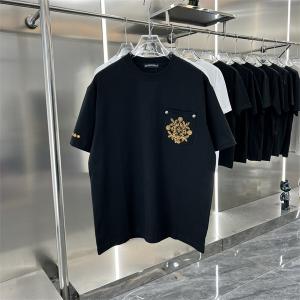 春夏シーズンに登場 ブランドスタイルが継続的に人気 クロムハーツ CHROME HEARTS 半袖Tシャツ_ブランド コピー 激安(日本最大級)