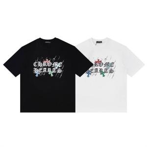 軽量感抜群のCHROME HEARTSクロムハーツコピーメンズクルーネック半袖Tシャツトップス