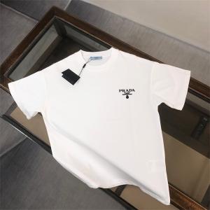 人気が爆発 春夏 PRADA プラダ 半袖Tシャツ_メンズフ...