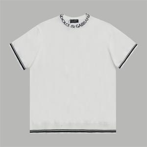 ロゴ付きのDOLCE&GABBANAドルチェ&ガッバーナコピーメンズ半袖クルーネックＴシャツ