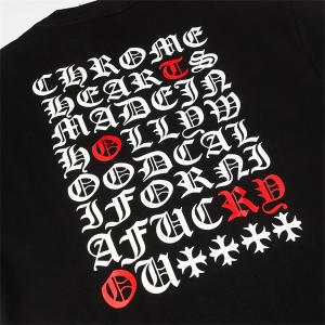春秋夏冬人気セールCHROME HEARTS クロムハーツコピー 男女兼用カップルCHロゴファッション半袖Tシャツ