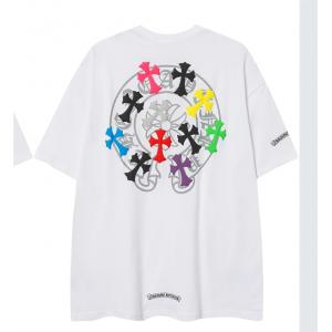 春夏アイテムから新たに登場！ 春夏に人気のトレンド新作 クロムハーツ CHROME HEARTS 半袖Tシャツ 男女兼用_ブランド コピー 激安(日本最大級)