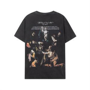 オフホワイト ｔシャツ コピーOff-White驚きの破格値大得価ファッション合わせやすいデザイン半袖Tシャツ女性