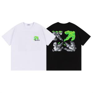 透気快適な着心地Off-Whiteオフホワイトスーパーコピー男女兼用　クルーネック半袖Tシャツ