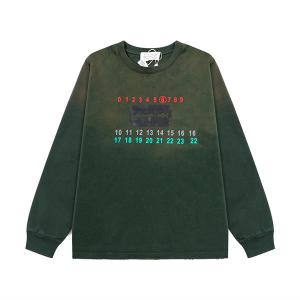 激安通販Maison Margiela新作メゾン マルジェラトレーナコピー数字プリント デザイン ユニセックス ストリート風