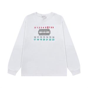 男女兼用Maison Margielaメゾン マルジェラスウェットコピー数字プリント デザイン ユニセックス ストリート風MM6新作