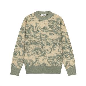 AMI PARISアミ パリスセーター  コピーメンズ レディース ニット プルオーバー クルーネック 長袖 厚手 秋冬 防寒 おしゃれ カジュアル 柄入り