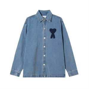 人気AMI PARIS通販アミ パリスコピー デニムシャツ ...