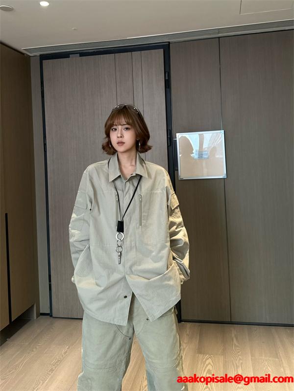 バレンシアガ スーパーコピー シャツジャケット ダブルジップ仕様 長袖 カジュアル シンプル デザイン BALENCIAGA