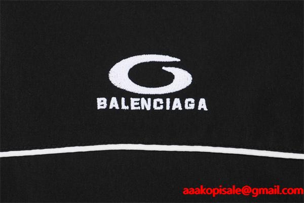 バレンシアガ 偽物 トラックジャケット スリーストライプ 高品質 スポーツカジュアル ジップアップ BALENCIAGA