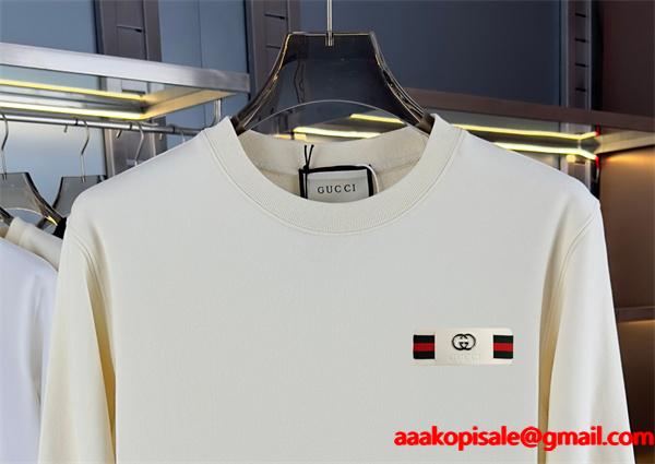 GUCCI スーパーコピー ストライプタグ モックネック スウェット パーカー モダン ブラック グッチ