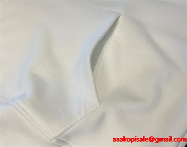 2025秋冬 スーパーコピー ホワイトパーカー LOEWE ロエベ  ロゴプリントで爽やかに決まる人気アイテム