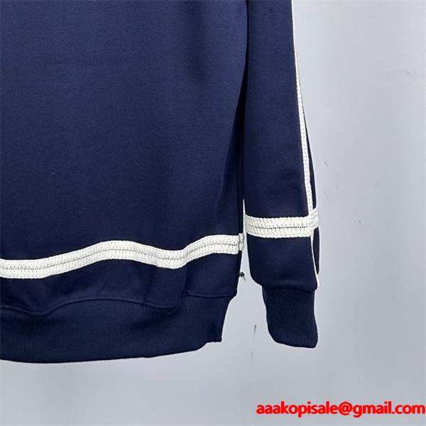 LOEWE スーパーコピー スウェット ロエベ ブラックライン入り モダンでスポーティなデザイン