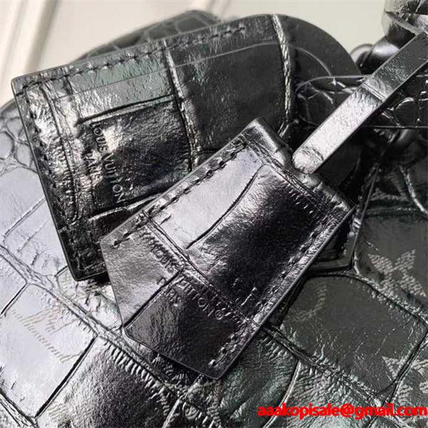 Louis Vuitton ルイ・ヴィトン コピー Speedy P9 30 スピーディ N87504 ブラック クロコダイルレザー 高品質 モノグラム ハンドバッグ
